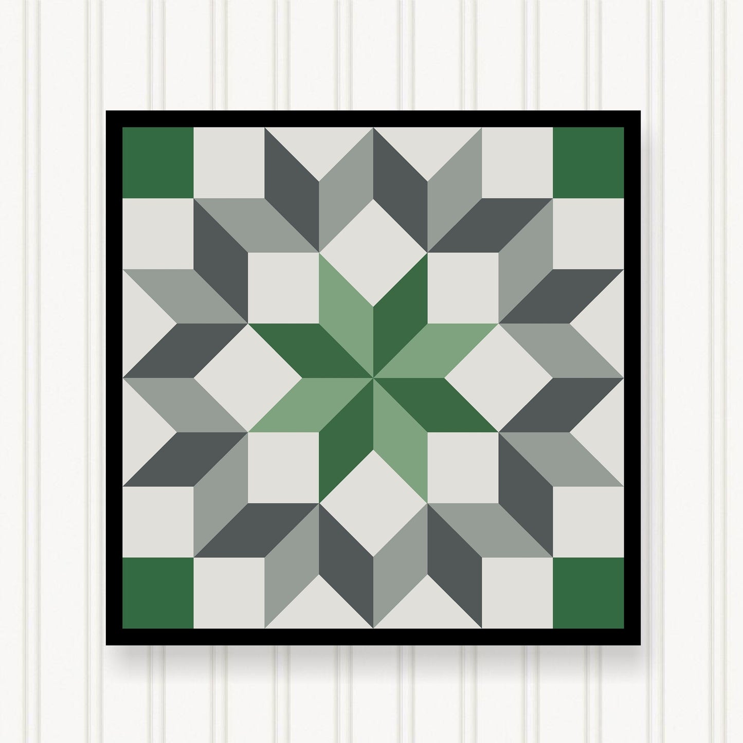 BARN QUILT Block,, 7 Beautiful Sizes, Wall Art Decor, Barn Quilt Sign, Barn Quilt Design BQ103-03