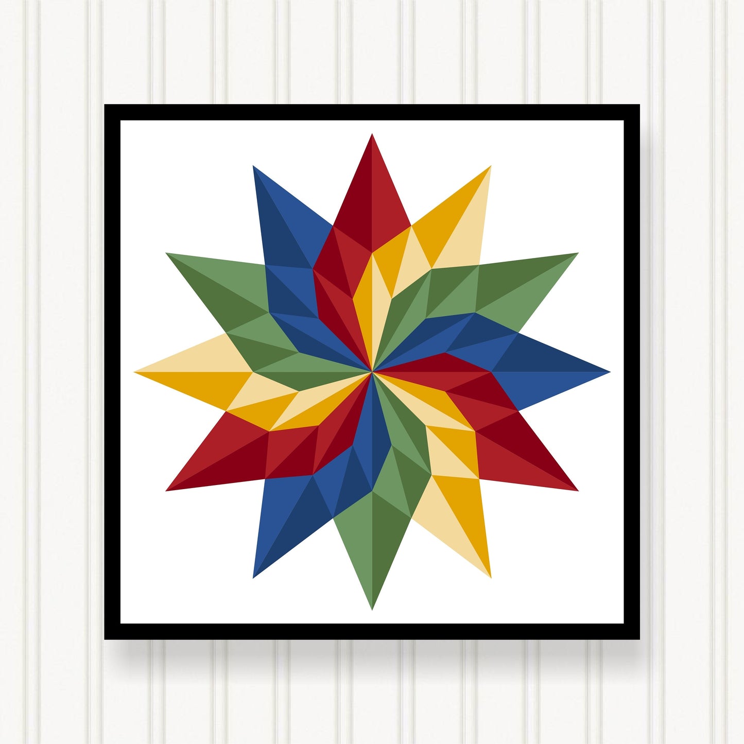 BARN QUILT Block,, 7 Beautiful Sizes, Wall Art Decor, Barn Quilt Sign, Barn Quilt Design BQ072-05