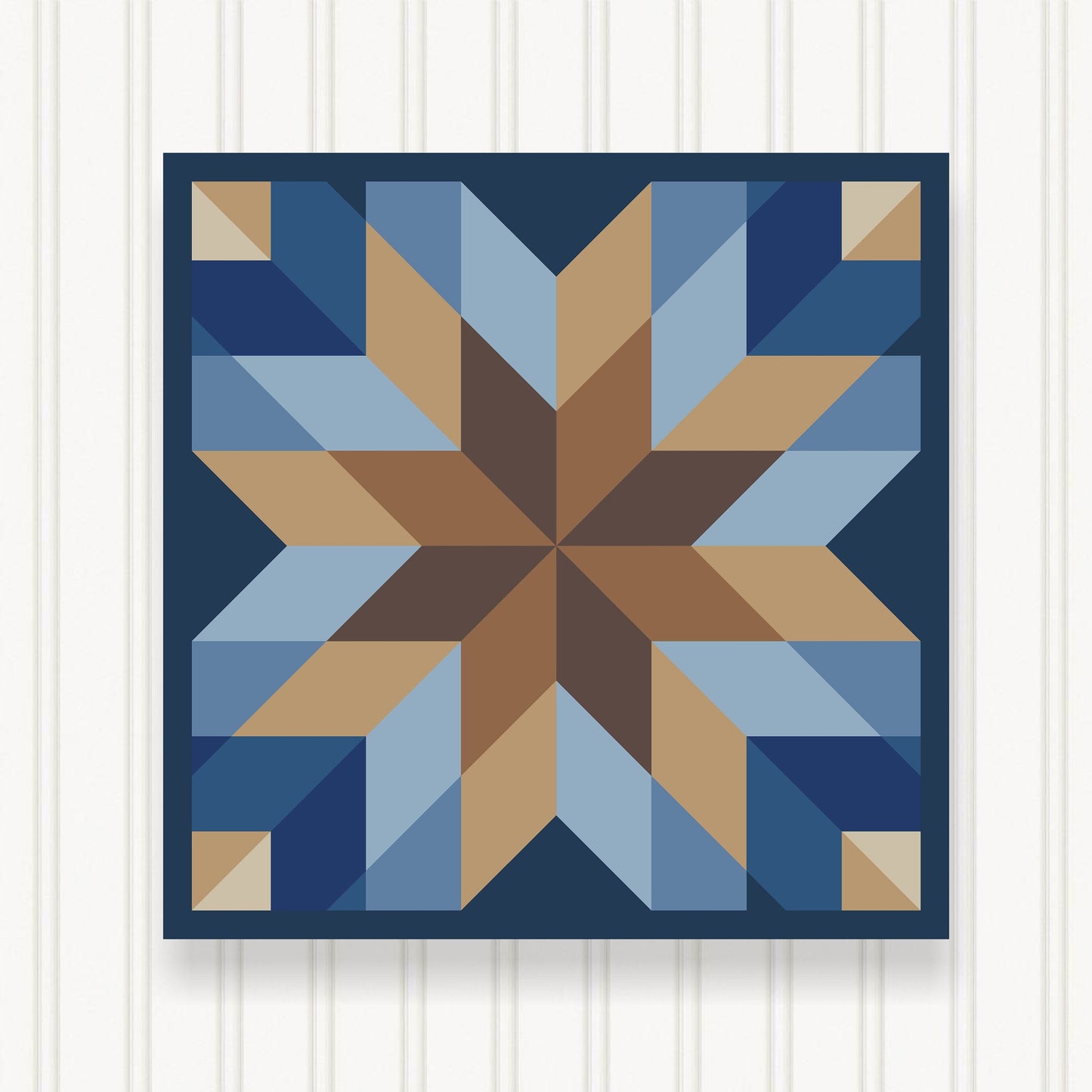 BARN QUILT Block, 7 Beautiful Sizes, Wall Art Decor, Barn Quilt Sign, Barn Quilt Design BQ110-14
