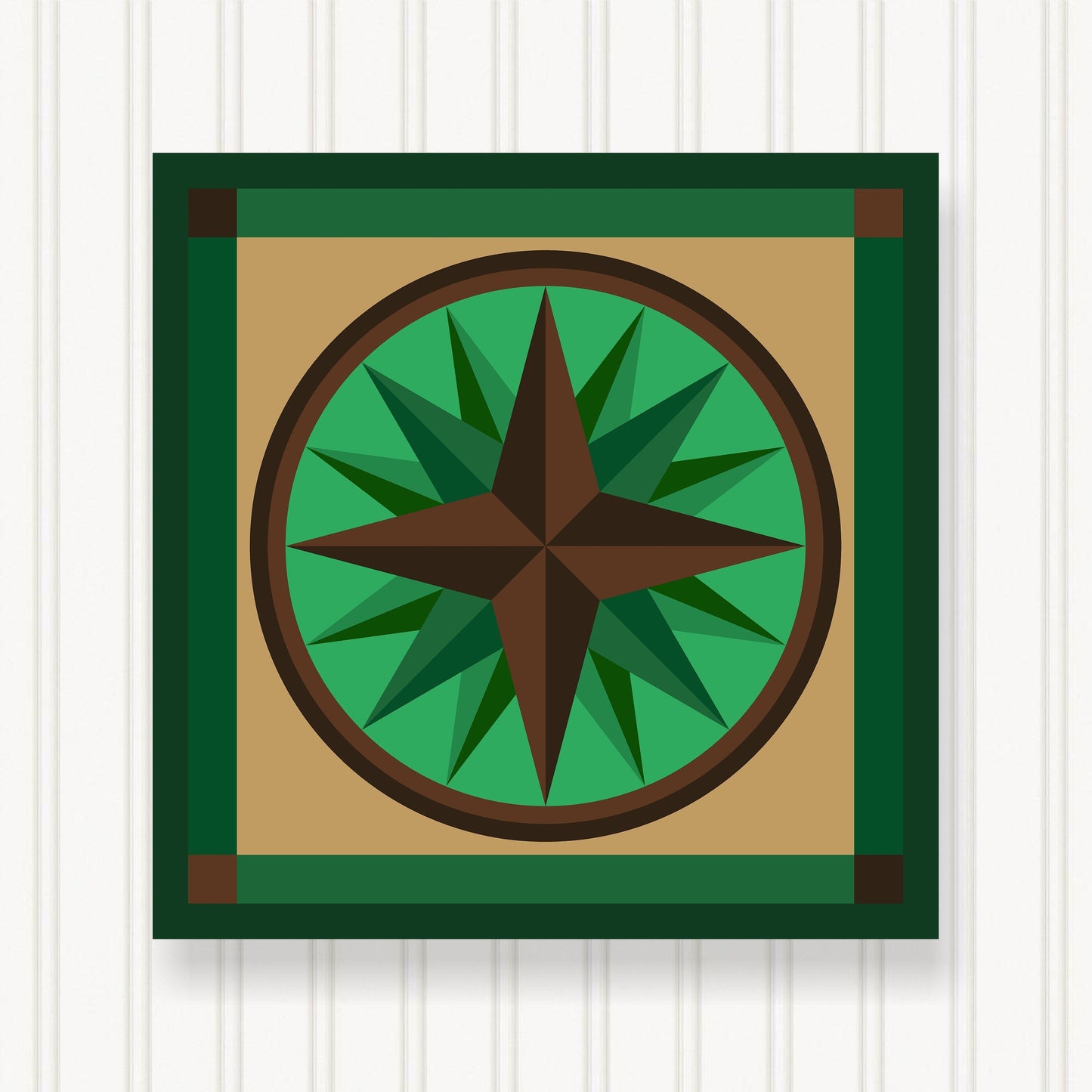 BARN QUILT Block,, 7 Beautiful Sizes, Wall Art Decor, Barn Quilt Sign, Barn Quilt Design BQ024-08