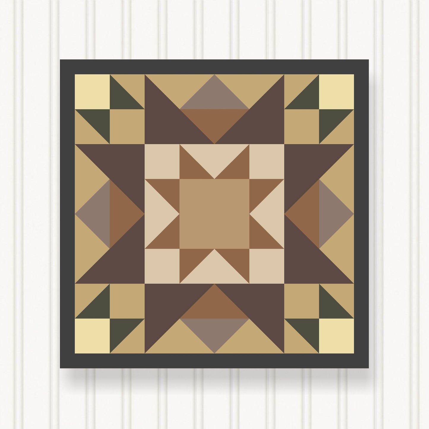 BARN QUILT Block,, 7 Beautiful Sizes, Wall Art Decor, Barn Quilt Sign, Barn Quilt Design BQ117-09