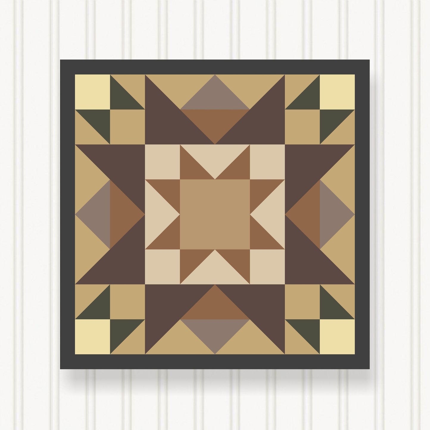 BARN QUILT Block, 7 Beautiful Sizes, Wall Art Decor, Barn Quilt Sign, Barn Quilt Design BQ117-09