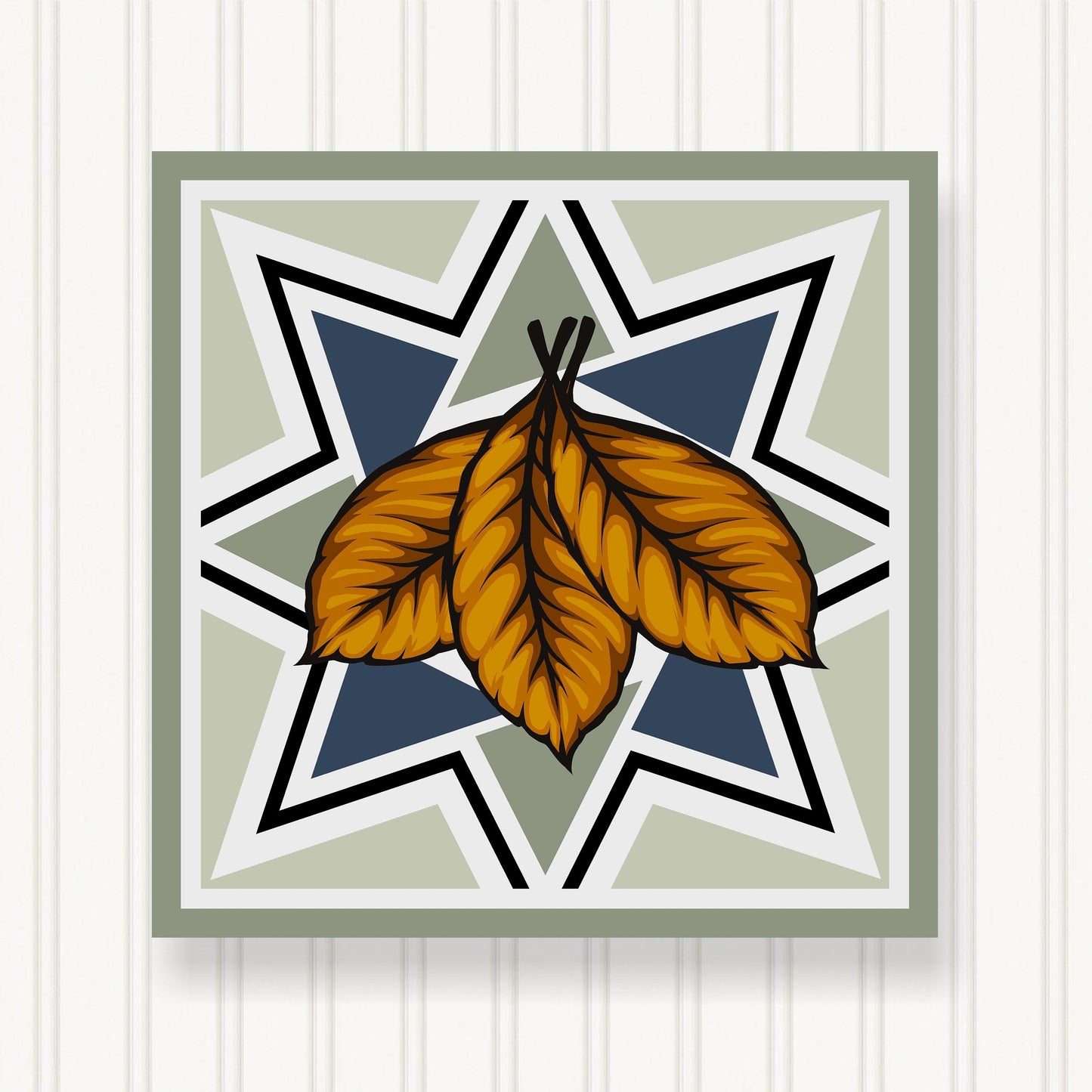 BARN QUILT Block,, 7 Beautiful Sizes, Wall Art Decor, Barn Quilt Sign, Barn Quilt Design BQ118
