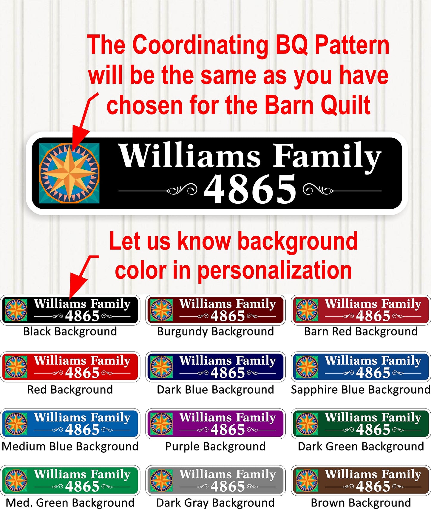 Round Barn Quilt, Beautiful Outdoor Quilt, 7 Sizes, Wall Art Decor, Barn Quilt Sign, Barn Quilt Design BQR006-07