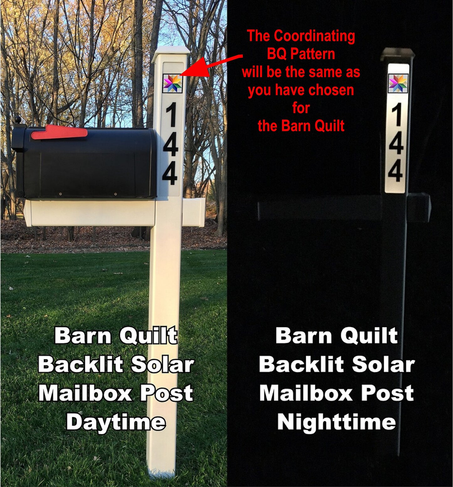 BARN QUILT Outdoor Square Block  | 7 Sizes | Outside Pattern | Wall Art | Yard Art | Barn Quilt Sign | Farm Quilt Design BQ036-01
