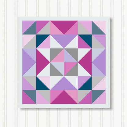 Barn Quilt Wall Art, 8 Sizes, Outdoor & Indoor Square Block, Home Decor Accent, BQ088-16