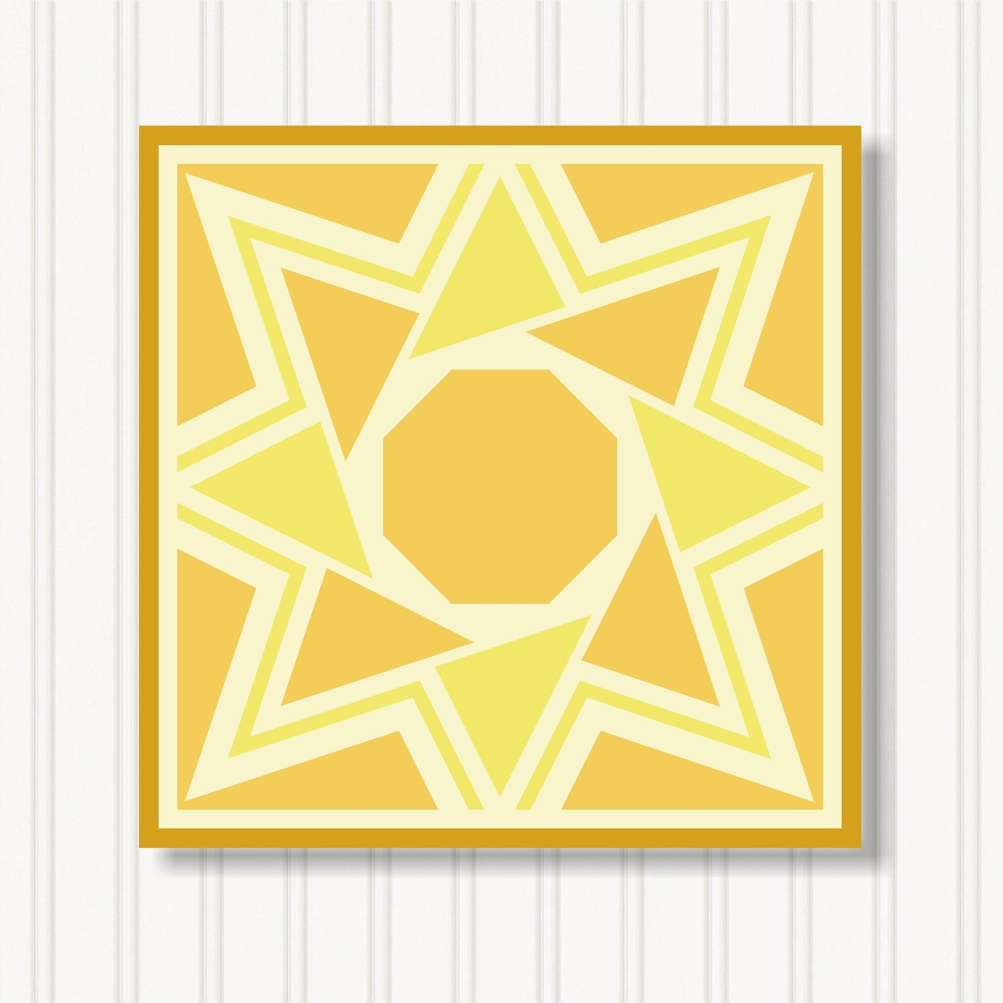 Barn Quilt Wall Art, 8 Sizes, Outdoor & Indoor Square Block, Home Decor Accent, BQ065-15