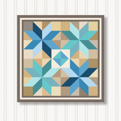 Barn Quilt Wall Art, 8 Sizes, Outdoor & Indoor Square Block, Home Decor Accent, BQ033-11