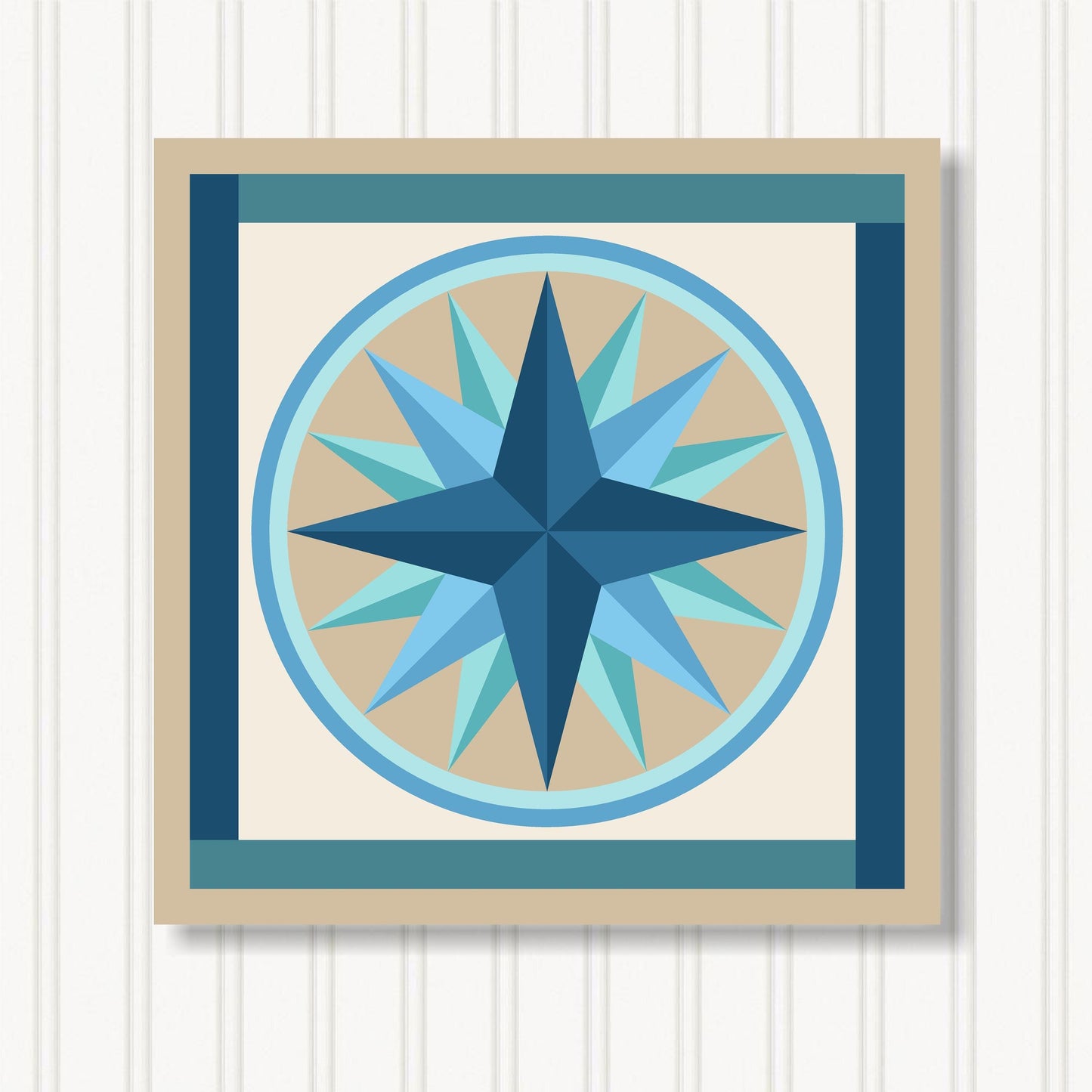 Barn Quilt Wall Art, 8 Sizes, Outdoor & Indoor Square Block, Home Decor Accent, BQ024-19