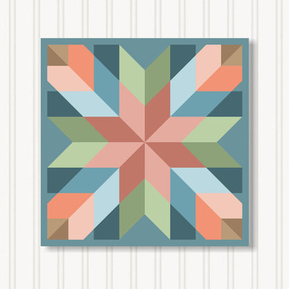 Barn Quilt Wall Art, 8 Sizes, Outdoor & Indoor Square Block, Home Decor Accent, BQ110-23
