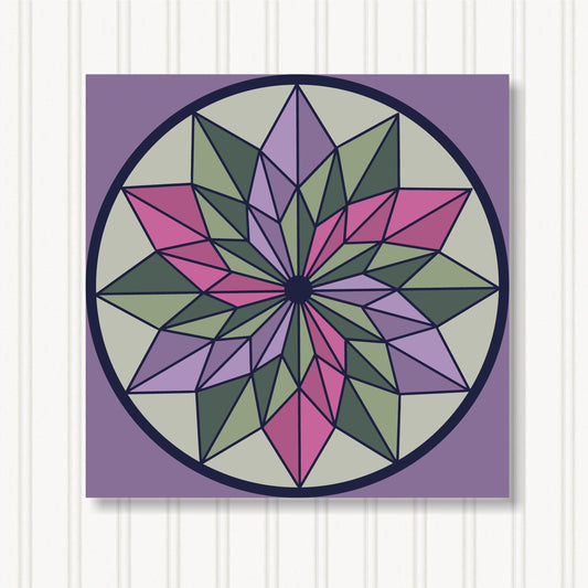 Barn Quilt Wall Art, 8 Sizes, Outdoor & Indoor Square Block, Home Decor Accent, BQ058-11