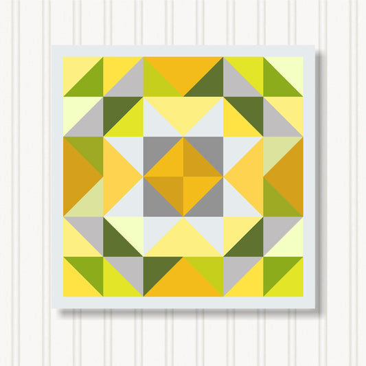 Barn Quilt Wall Art, 8 Sizes, Outdoor & Indoor Square Block, Home Decor Accent, BQ088-18