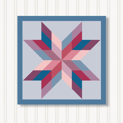 Barn Quilt Wall Art, 8 Sizes, Outdoor & Indoor Square Block, Home Decor Accent, BQ087-11