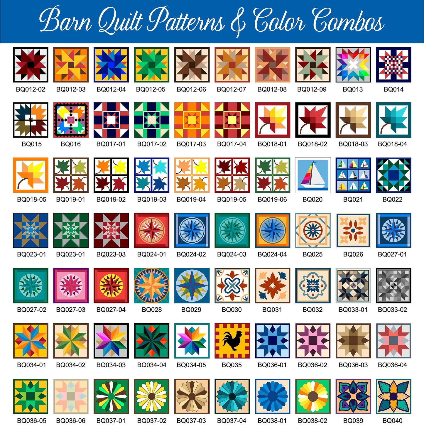 Barn Quilt Address Number / Sign - Premium Quality (No Wood) - Choose any of our patterns - Beautiful and Maintenance-Free