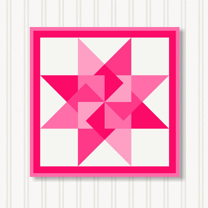 Barn Quilt Wall Art, 8 Sizes, Outdoor & Indoor Square Block, Home Decor Accent, BQ079-20