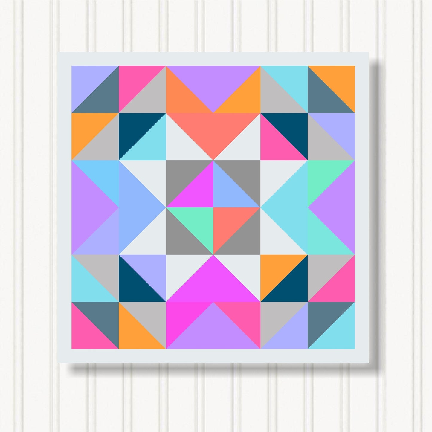 Barn Quilt Wall Art, 8 Sizes, Outdoor & Indoor Square Block, Home Decor Accent, BQ088-06