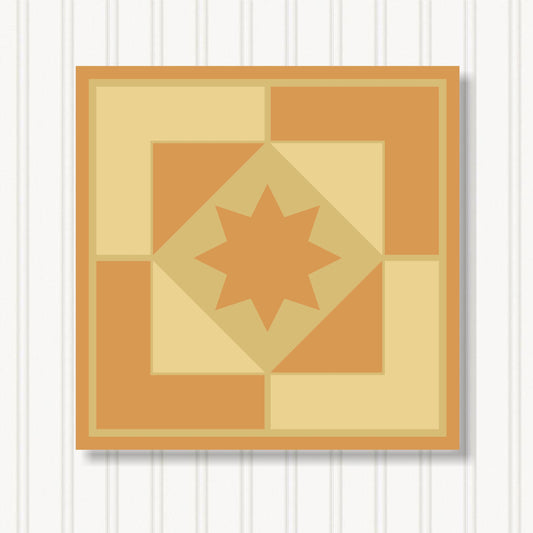 Barn Quilt Wall Art, 8 Sizes, Outdoor & Indoor Square Block, Home Decor Accent, BQ066-14