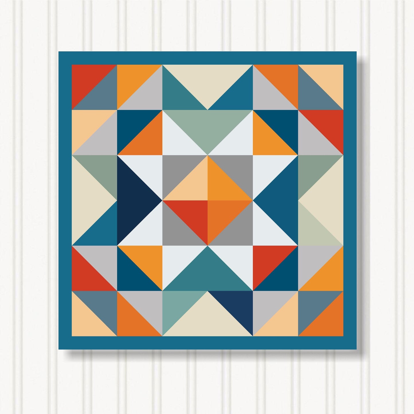 Barn Quilt Wall Art, 8 Sizes, Outdoor & Indoor Square Block, Home Decor Accent, BQ088-14