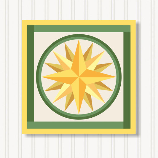 Barn Quilt Wall Art, 8 Sizes, Outdoor & Indoor Square Block, Home Decor Accent, BQ024-20
