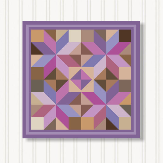 Barn Quilt Wall Art, 8 Sizes, Outdoor & Indoor Square Block, Home Decor Accent, BQ033-14