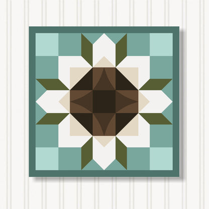 Barn Quilt Wall Art, 8 Sizes, Outdoor & Indoor Square Block, Home Decor Accent, BQ051-20