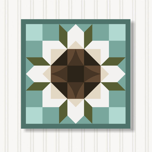 Barn Quilt Wall Art, 8 Sizes, Outdoor & Indoor Square Block, Home Decor Accent, BQ051-20