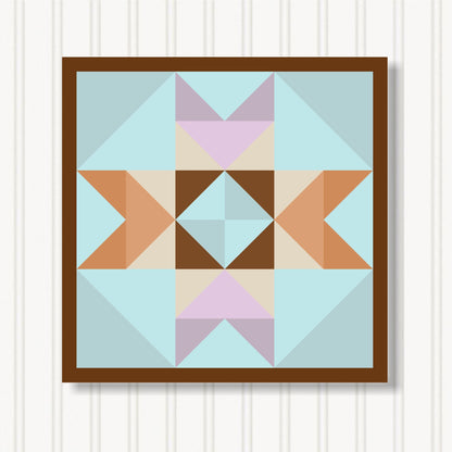 Barn Quilt Wall Art, 8 Sizes, Outdoor & Indoor Square Block, Home Decor Accent, BQ131-18