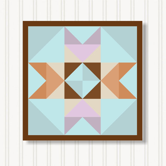 Barn Quilt Wall Art, 8 Sizes, Outdoor & Indoor Square Block, Home Decor Accent, BQ131-18