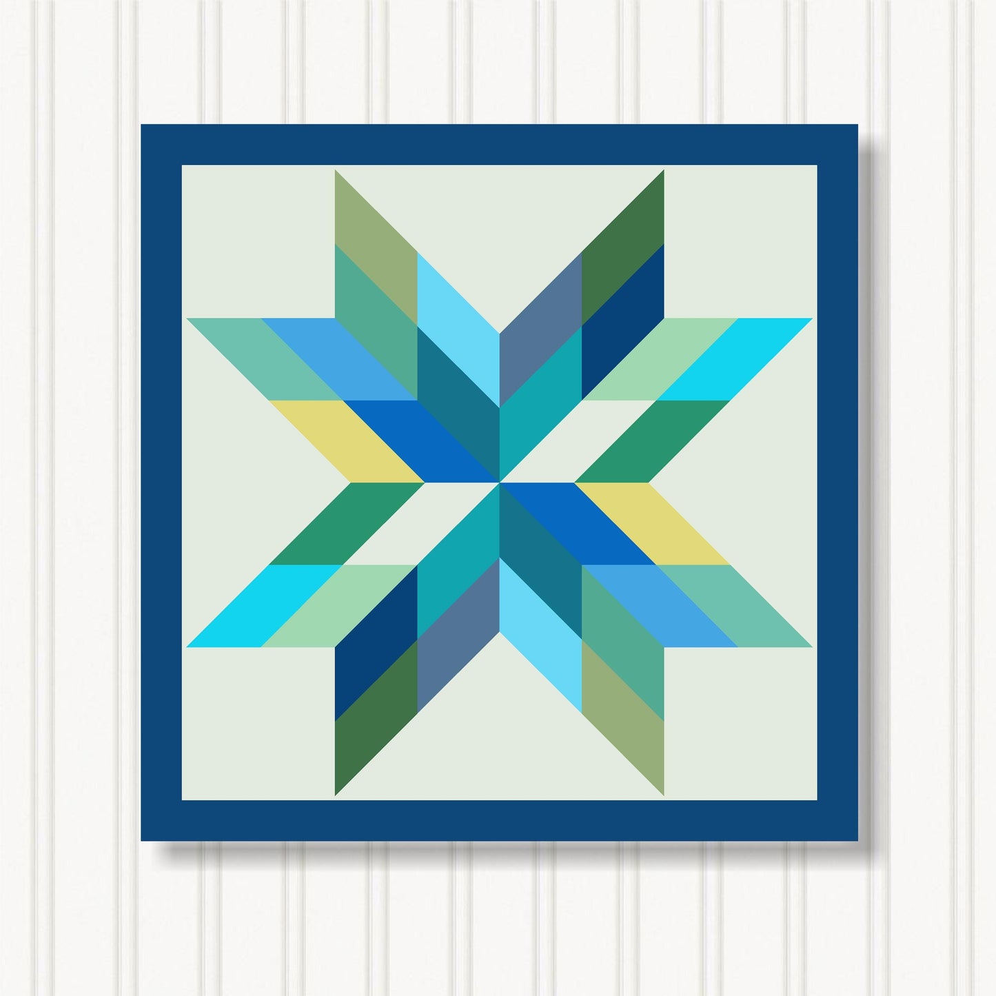 Barn Quilt Wall Art, 8 Sizes, Outdoor & Indoor Square Block, Home Decor Accent, BQ087-13