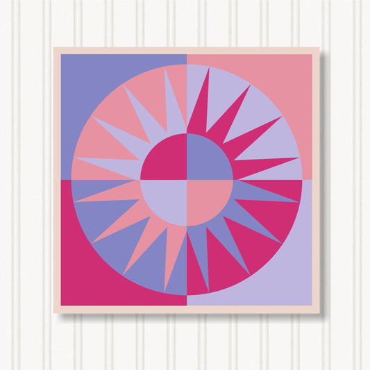 Barn Quilt Wall Art, 8 Sizes, Outdoor & Indoor Square Block, Home Decor Accent, BQ002-22