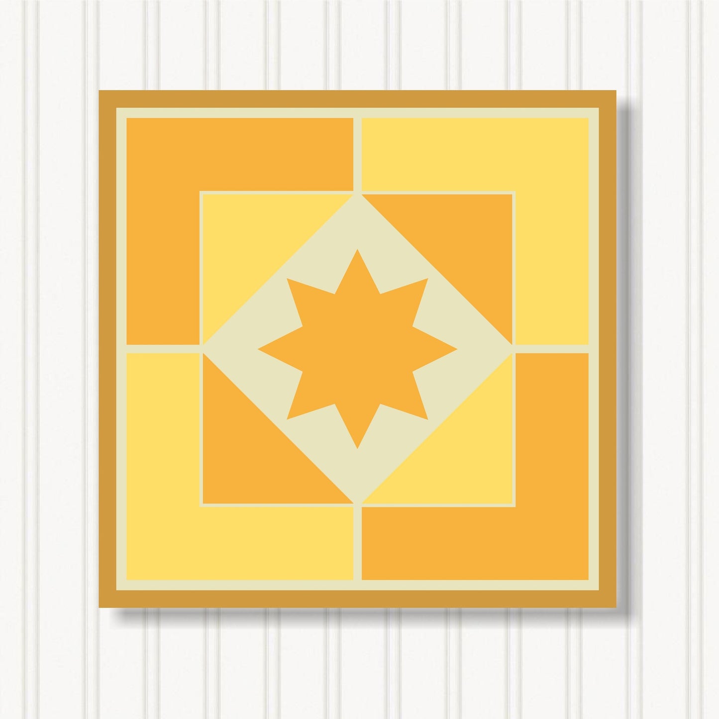 Barn Quilt Wall Art, 8 Sizes, Outdoor & Indoor Square Block, Home Decor Accent, BQ066-21