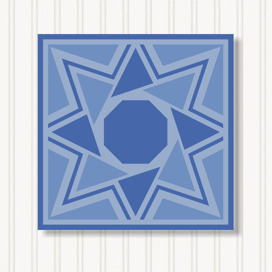Barn Quilt Wall Art, 8 Sizes, Outdoor & Indoor Square Block, Home Decor Accent, BQ065-20