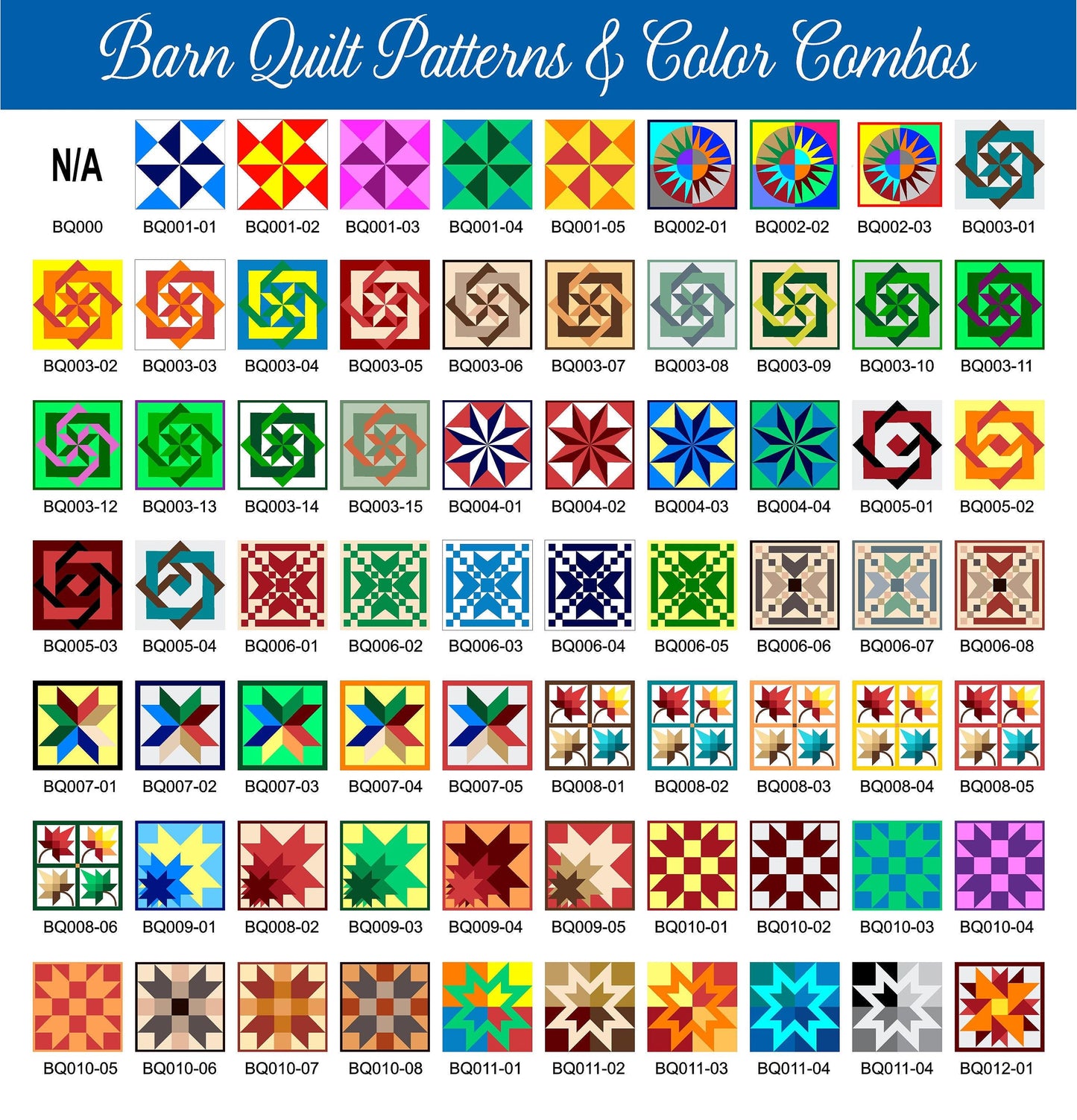 Barn Quilt Address Number / Sign - Premium Quality (No Wood) - Choose any of our patterns - Beautiful and Maintenance-Free
