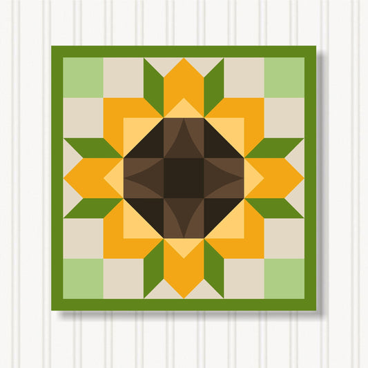 Barn Quilt Wall Art, 8 Sizes, Outdoor & Indoor Square Block, Home Decor Accent, BQ051-22
