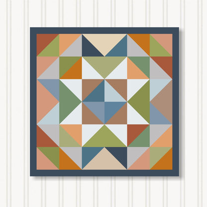 Barn Quilt Wall Art, 8 Sizes, Outdoor & Indoor Square Block, Home Decor Accent, BQ088-11