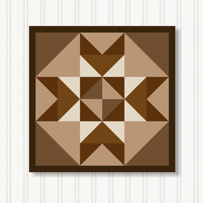 Barn Quilt Wall Art, 8 Sizes, Outdoor & Indoor Square Block, Home Decor Accent, BQ131-11