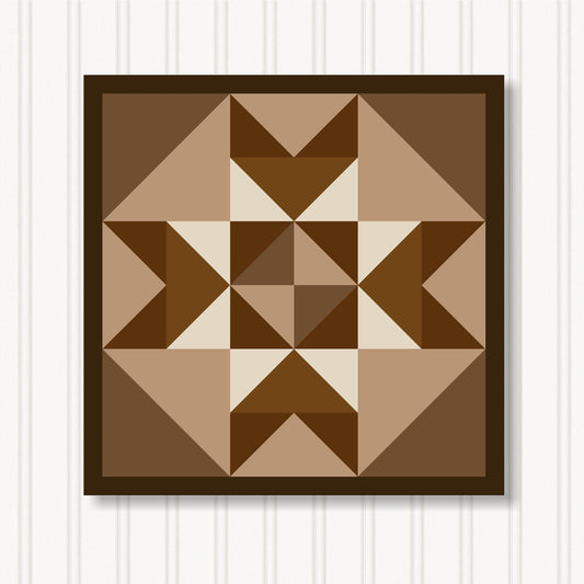 Barn Quilt Wall Art, 8 Sizes, Outdoor & Indoor Square Block, Home Decor Accent, BQ131-11
