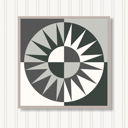 Barn Quilt Wall Art, 8 Sizes, Outdoor & Indoor Square Block, Home Decor Accent, BQ002-21