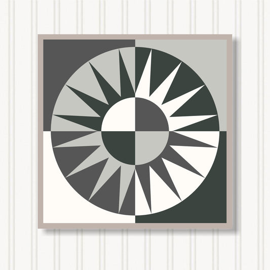 Barn Quilt Wall Art, 8 Sizes, Outdoor & Indoor Square Block, Home Decor Accent, BQ002-21
