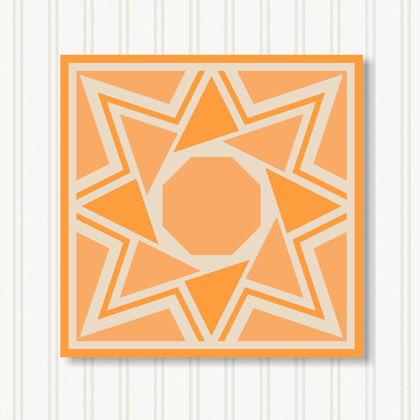 Barn Quilt Wall Art, 8 Sizes, Outdoor & Indoor Square Block, Home Decor Accent, BQ065-19