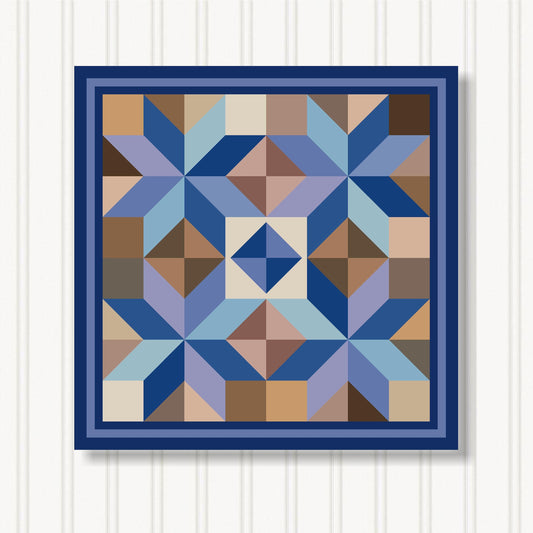 Barn Quilt Wall Art, 8 Sizes, Outdoor & Indoor Square Block, Home Decor Accent, BQ033-20