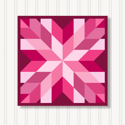 Barn Quilt Wall Art, 8 Sizes, Outdoor & Indoor Square Block, Home Decor Accent, BQ110-24