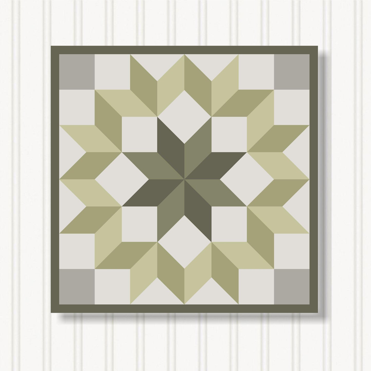 Barn Quilt Wall Art, 8 Sizes, Outdoor & Indoor Square Block, Home Decor Accent, BQ103-09