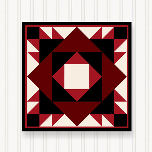 Barn Quilt Wall Art, 8 Sizes, Outdoor & Indoor Square Block, Home Decor Accent, BQ129-04