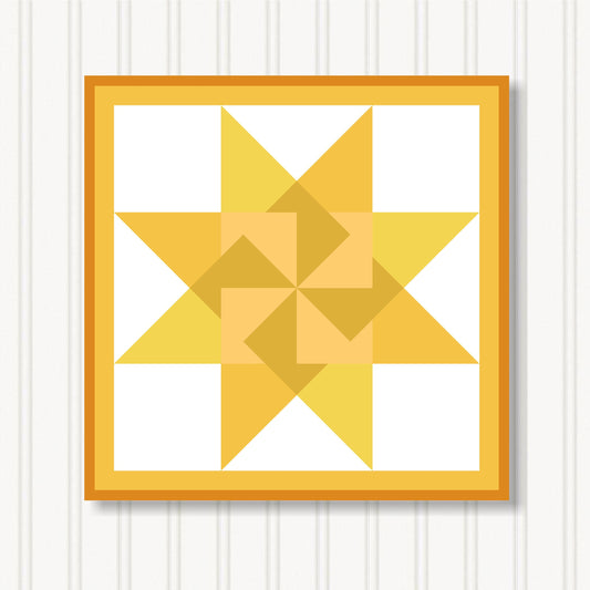 Barn Quilt Wall Art, 8 Sizes, Outdoor & Indoor Square Block, Home Decor Accent, BQ079-18