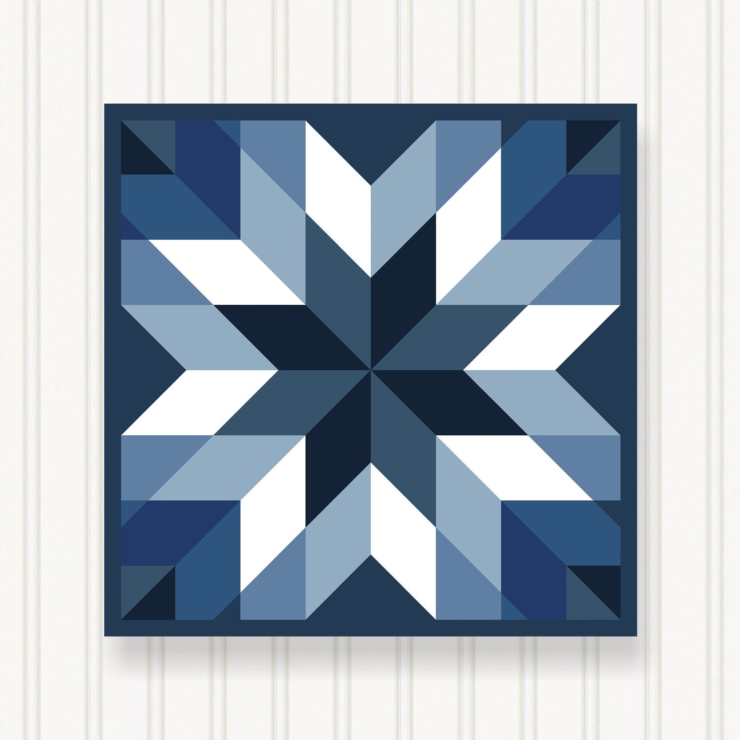 Barn Quilt Wall Art, 8 Sizes, Outdoor & Indoor Square Block, Home Decor Accent, BQ110-12