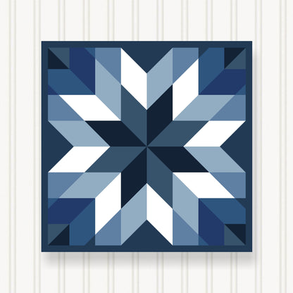Barn Quilt Wall Art, 8 Sizes, Outdoor & Indoor Square Block, Home Decor Accent, BQ110-12