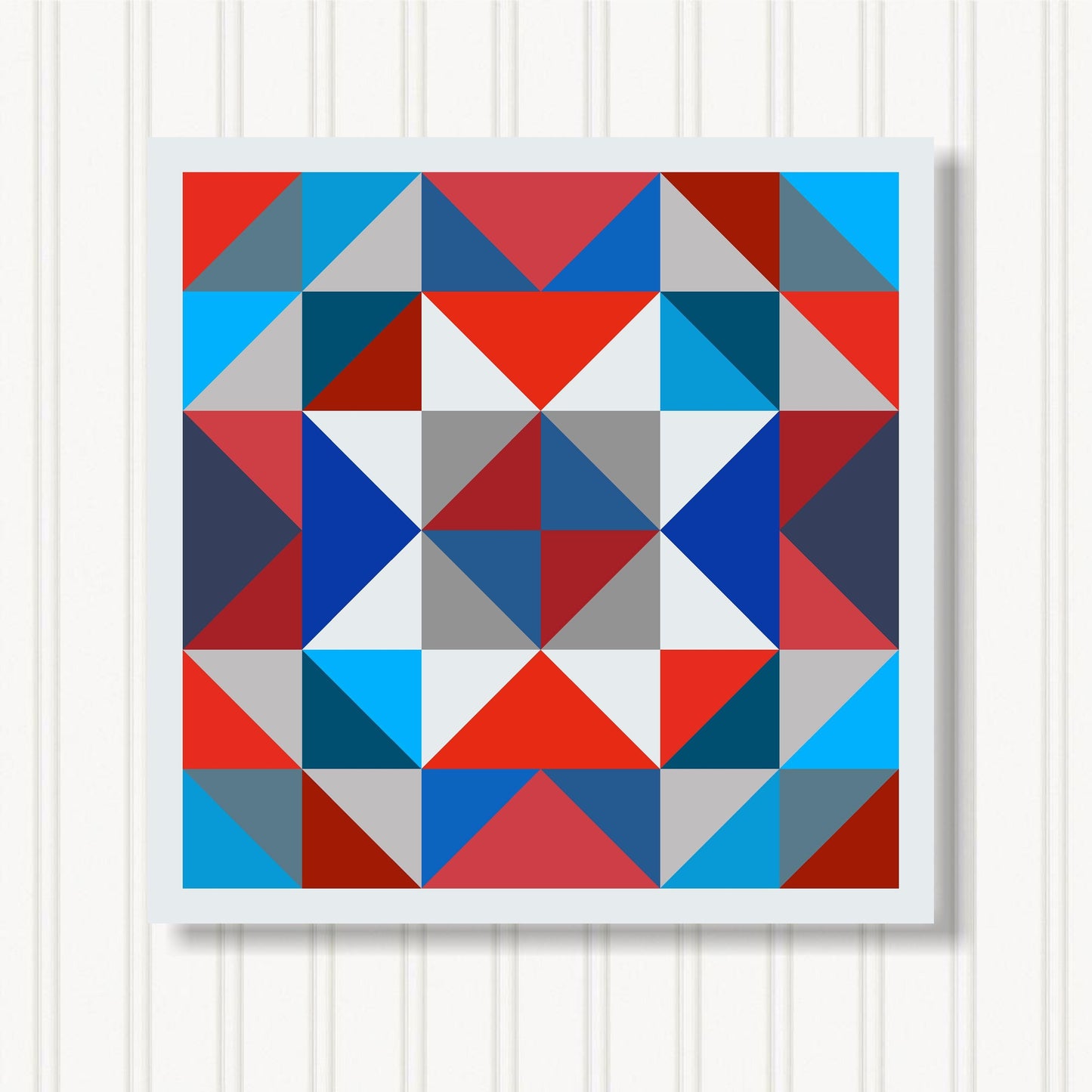 Barn Quilt Wall Art, 8 Sizes, Outdoor & Indoor Square Block, Home Decor Accent, BQ088-17