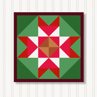 Barn Quilt Wall Art, 8 Sizes, Outdoor & Indoor Square Block, Home Decor Accent, BQ131-05
