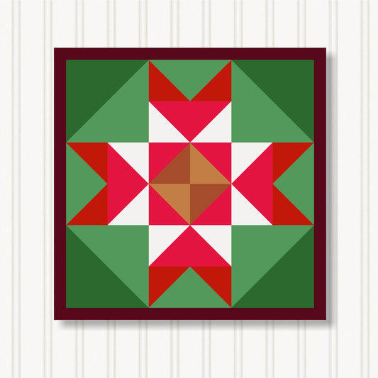 Barn Quilt Wall Art, 8 Sizes, Outdoor & Indoor Square Block, Home Decor Accent, BQ131-05